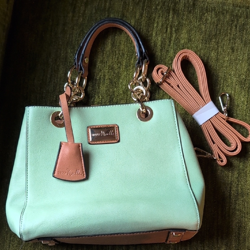Elegant Mint Green Handbag